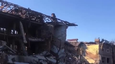 The result of a missile attack on an industrial enterprise in Dnepropetrovsk