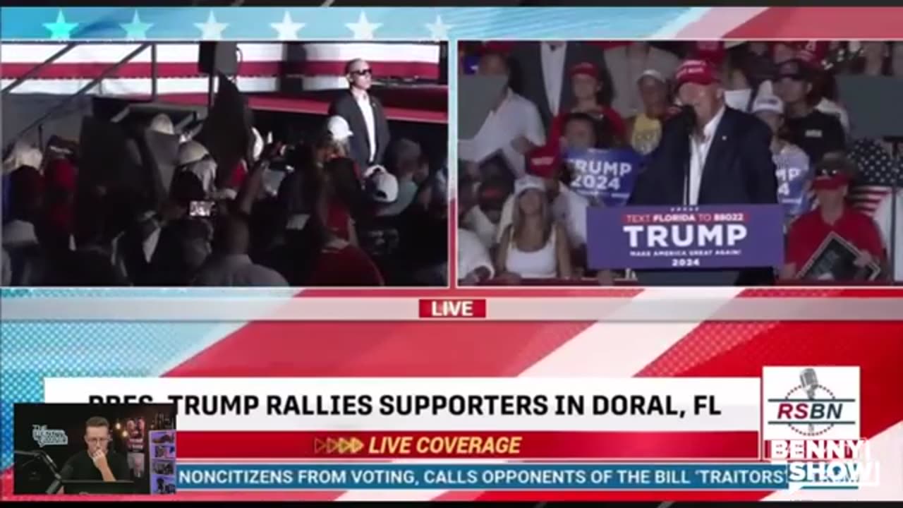 THE BENNY SHOW... BARRON TRUMP, MAGA RALLY FLORIDA NEXT GENERATION TRUMP