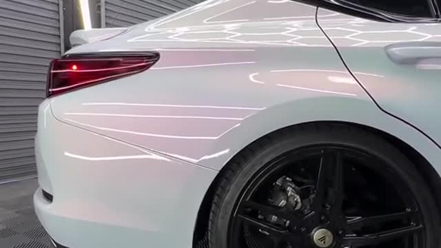 Nova Burst Megashift and DR 20 Flake over a White Base! #drpigment #liquidwrap #lexus #cartok #carso