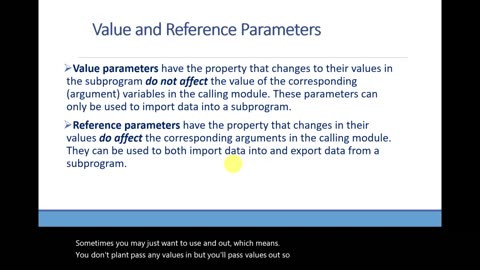 PLD L5 Lec 2 More About Subprograms