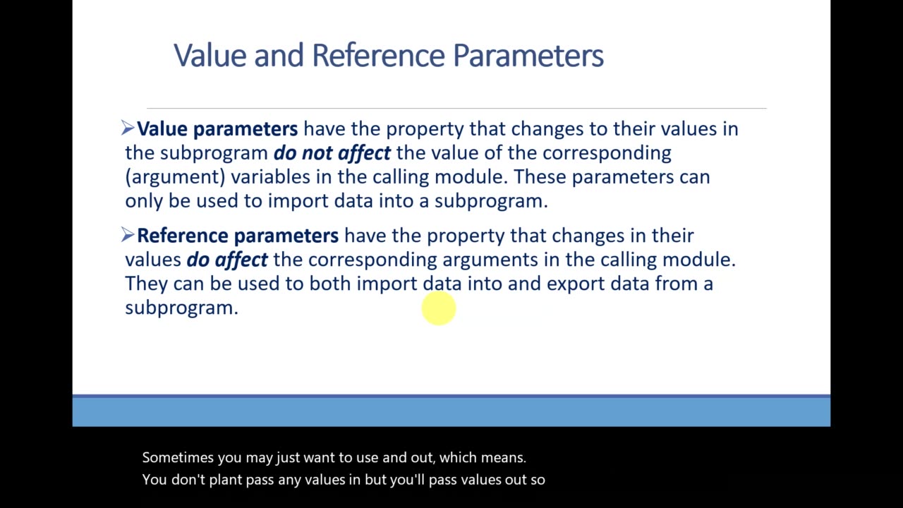PLD L5 Lec 2 More About Subprograms