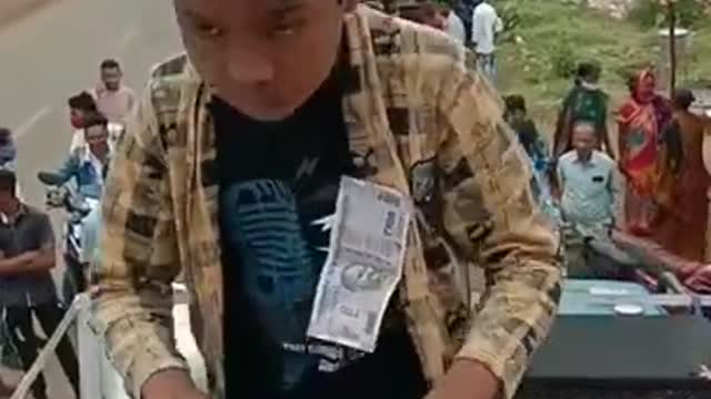 Small indian musical master