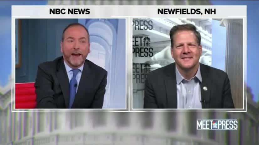 GOP New Hampshire Gov. Chris Sununu to NBC's Chuck Todd: "You are in a bubble if you think anybody's talking about what happened in 2020 or talking about Mar-a-Lago ... people are talking about what is happening in their pocketbooks every s