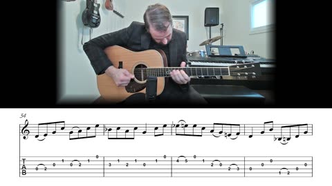 Jimmy Brown, the Newsboy - Bluegrass Carter Style Flatpicking Guitar Lesson (Sheet Music + TAB)