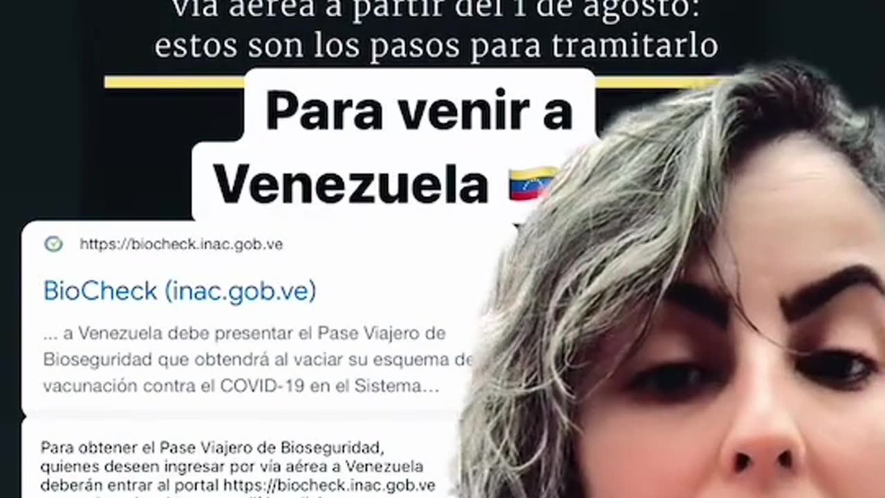 B14 PARA VENIRA O REGRESAR A VENEZUELA TENES QUE YENAR ESTO