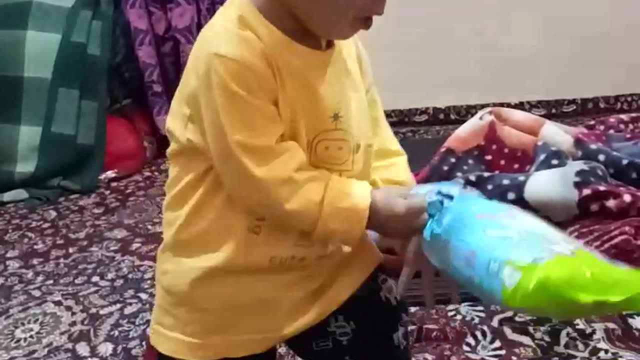 Cute baby is playing 🙂🙂🙂