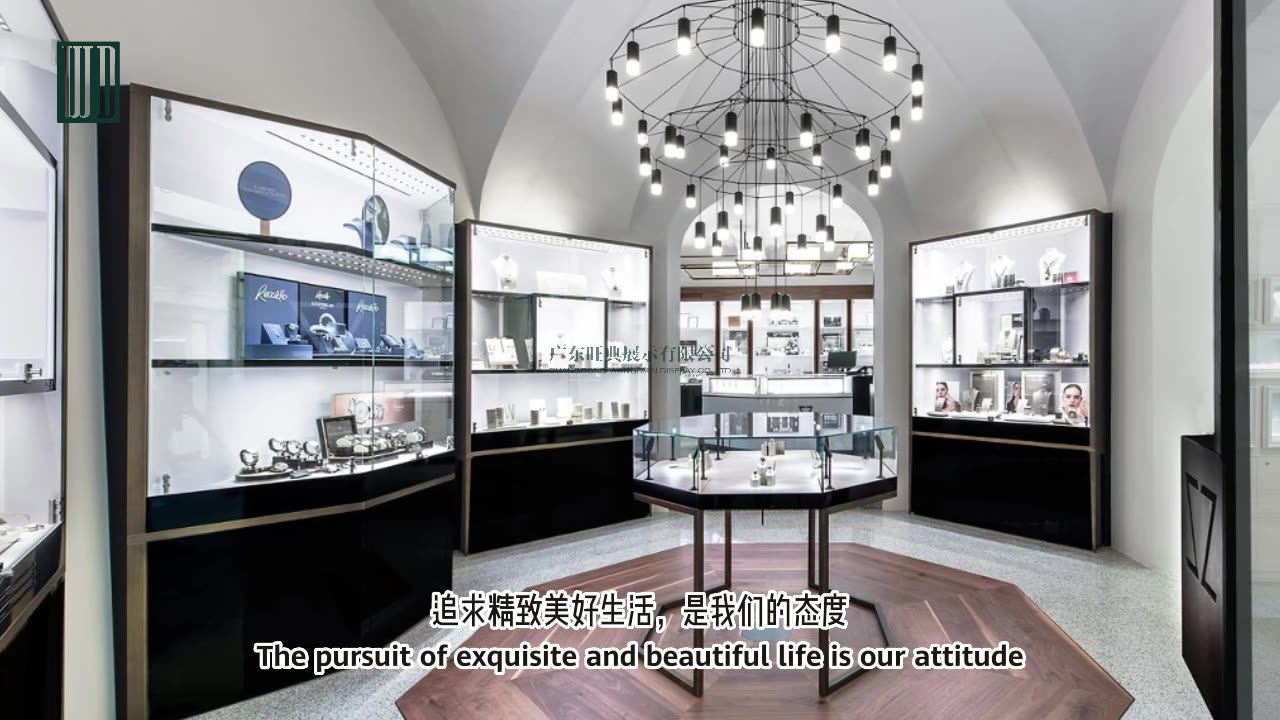 Italian brand jewelry store space design & showcase customization