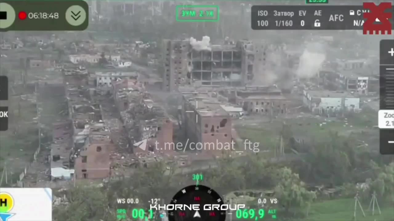 The shelling of russian positions in the Vovchansk Aggregate Plant in the Kharkiv