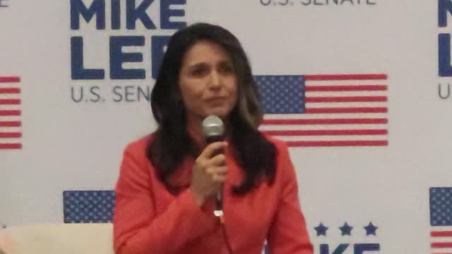 Tulsi Gabbard Standing With Mike Lee - Defending The Constitution