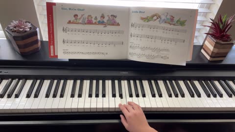 Alfred's Basic Piano Library Level A - Gee We're Glad and Little Bird