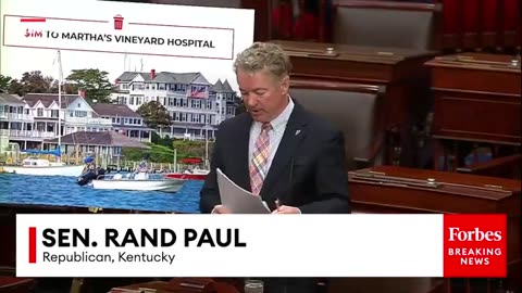 Rand Paul Furiously Lists Shocking Earmarks In Programs $1.2 Trillion Budget