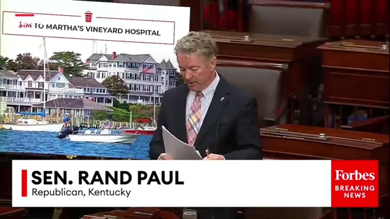 Rand Paul Furiously Lists Shocking Earmarks In Programs $1.2 Trillion Budget