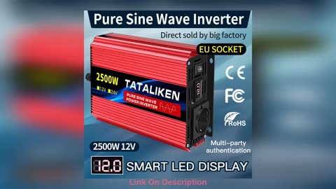 Inverter Pure Sine Wave 2500W/3500W/4500W/5000