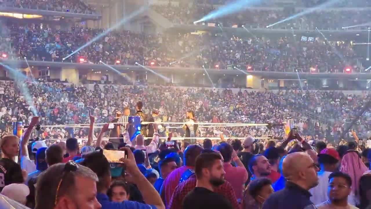 roman reigns entrance wrestlemania 38 (part 2)