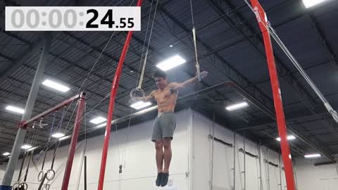 IRON CROSS HOLD WORLD RECORD 30 SEC+