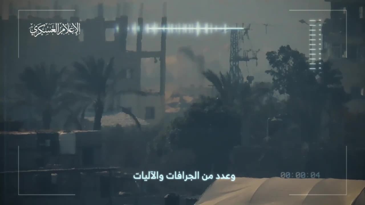 The Al-Qassam brigade continues to hunt Israeli tanks in the Gaza Strip