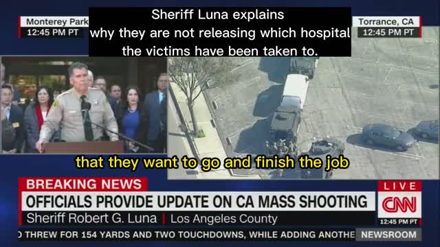 Sheriff Luna Discusses Why Hospitals Aren't Publicly Named After Shooting Victims