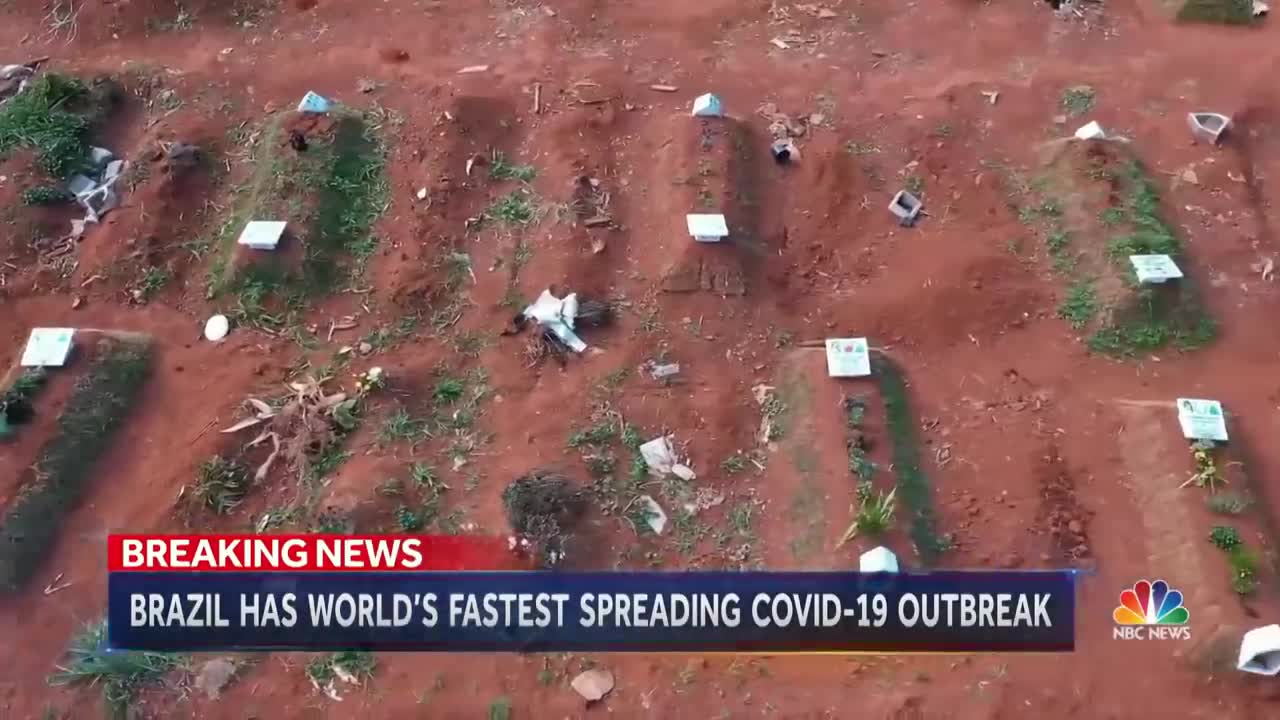 Brazil’s Coronavirus Outbreak Grows Amid Government Tension | NBC Nightly News