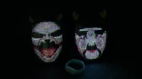 LED Halloween Mask