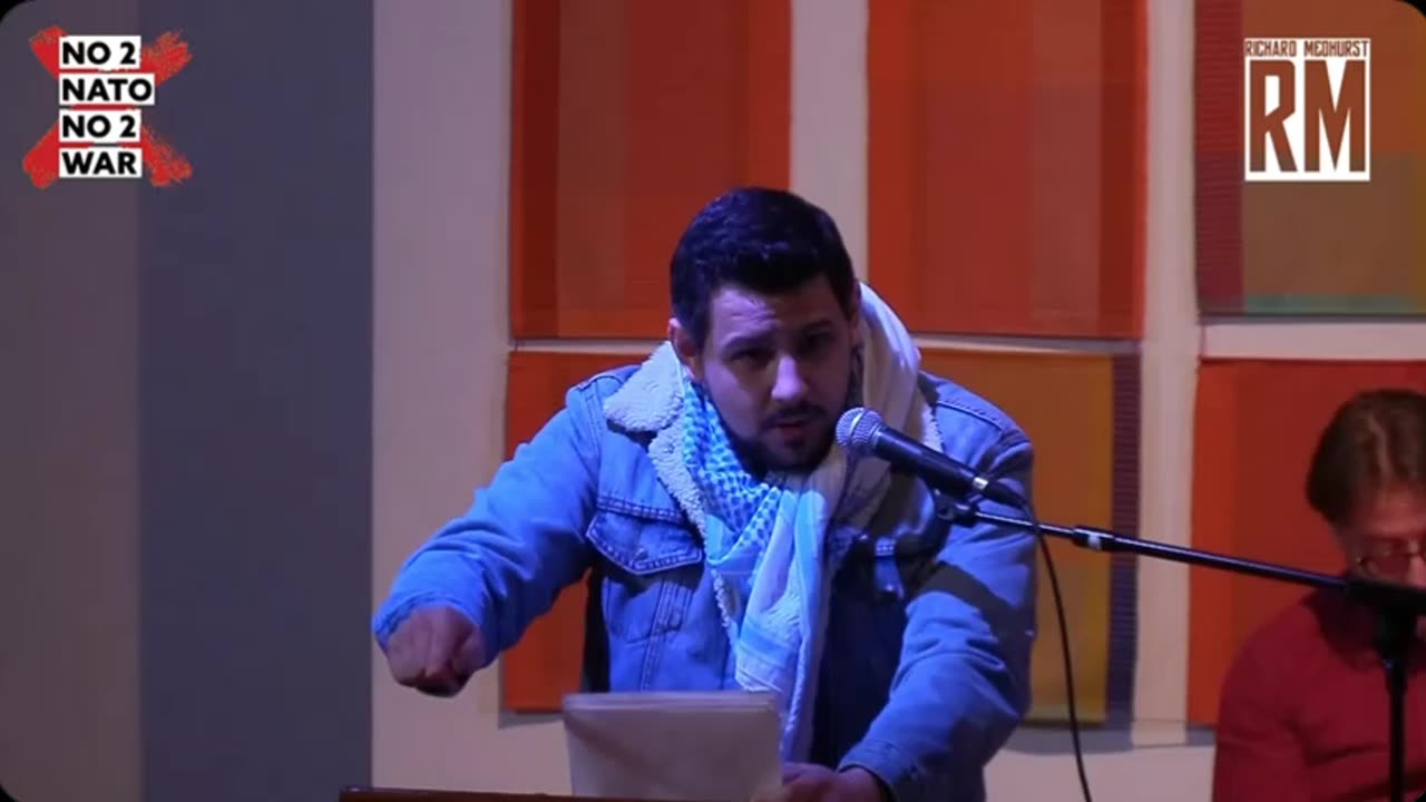 Twitter Deleted This Video, But It Needs To Be Seen, & Heard! Richard Medhurst Anti-War Speech