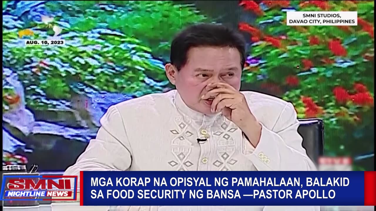 Mga korap na opisyal ng pamahalaan, balakid sa food security ng bansa —Pastor Apollo