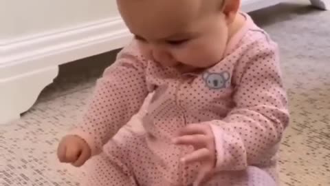 funniest baby getting super angry || #shorts