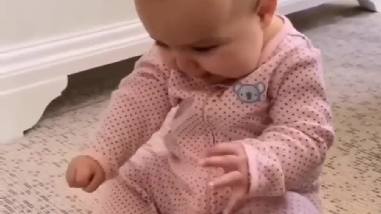 funniest baby getting super angry || #shorts