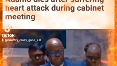 Ex United States foreign minister dies at the cabinetl meeting with a heart attack