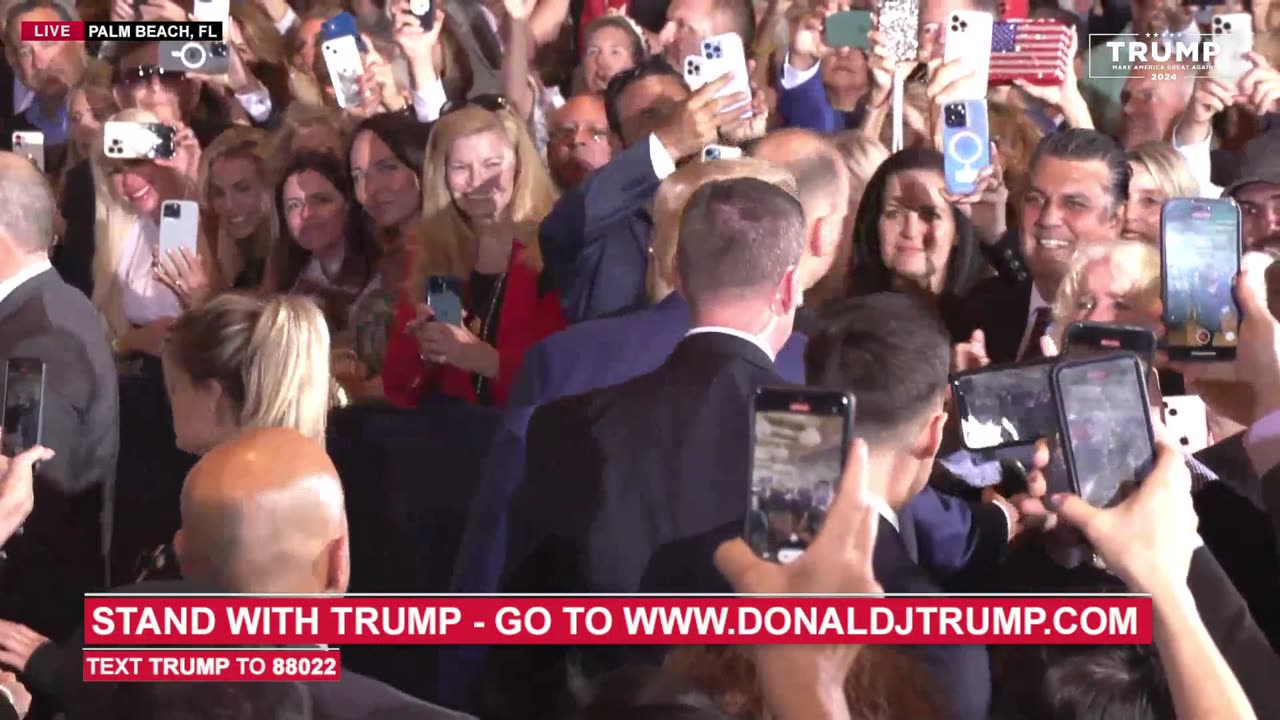 Donald J. Trump Delivers Post Arrest Remarks at Mar-a-Lago