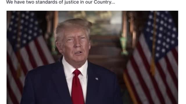 Trump: Two standards of justice…