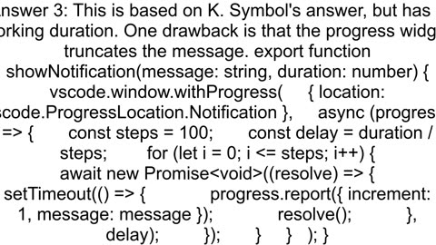 How to programmatically close vscodewindow39s showInformationMessage box