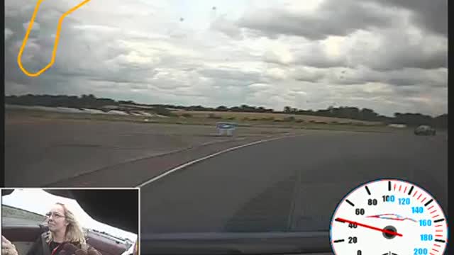 Driving an Audi R8 V10 at Prestwold Driving Centre, UK