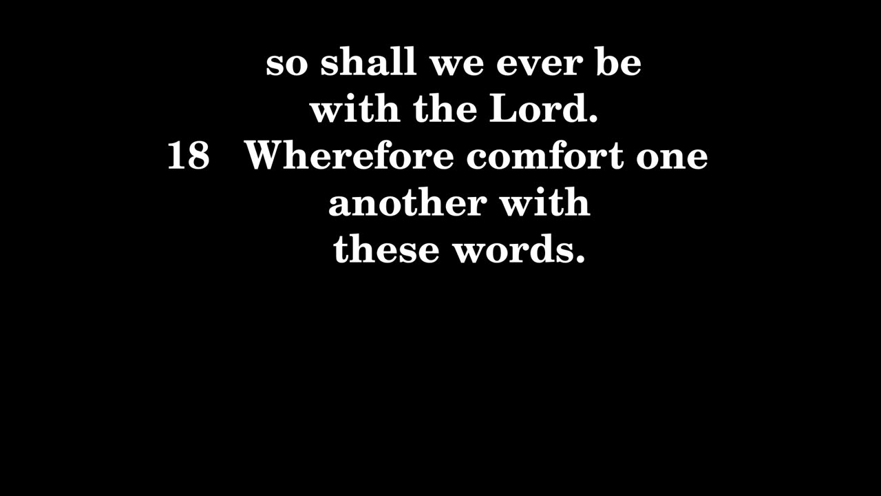 1 Thessalonians 4 King James version