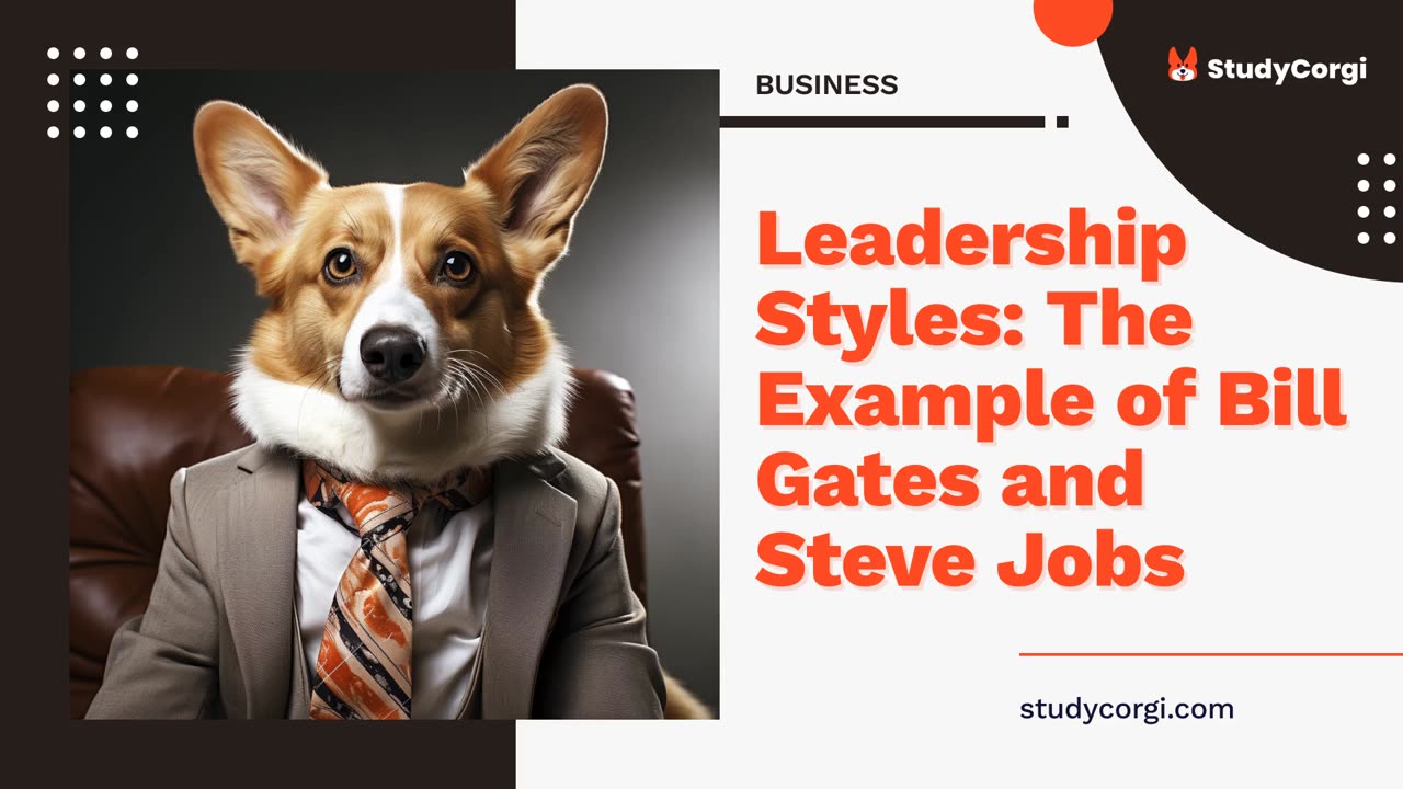 Leadership Styles: The Example of Bill Gates and Steve Jobs - Research Paper Example