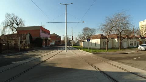 H-START 406 007 STADLER CityLink (Tram-Train) indul Hódmezővásárhelyről, 2021. 12. 21. [4K]