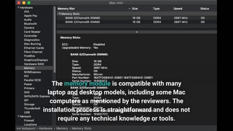 Crucial RAM 16GB #DDR4 2666 MHz CL19 Laptop-Overview