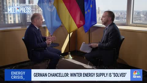 German Chancellor Scholz: Europe's Winter Energy Supply Crisis 'Solved'