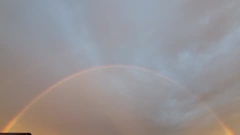 Beautiful Rainbow Over Great Britain.