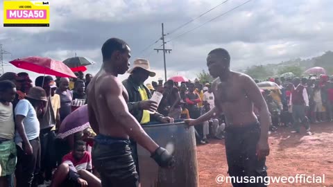 THE BATTLE OF MAPUNGUBWE MUSANGWE , TRADITIONAL BARE KNUCKLE