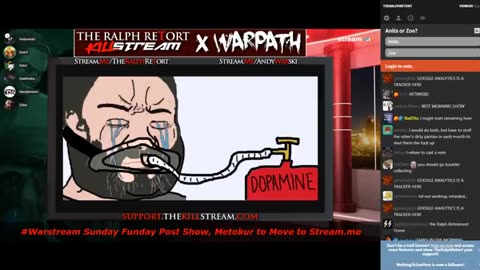 2018-11-11 - Warstream - Sunday Funday Post Show, Metokur to Move to Stream.me