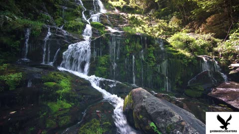 "A Calming Water Mountain Om Experience for Positive Vibes and Inner Peace"