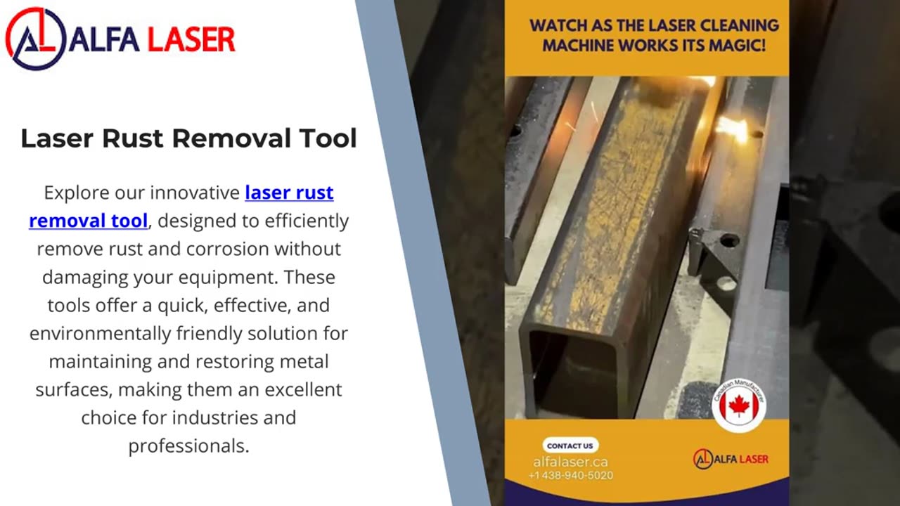 Expert Laser Rust Removal Services in Canada