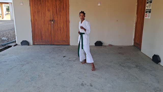 A27 - Kaylene Beukes - Green - Pinan Nidan