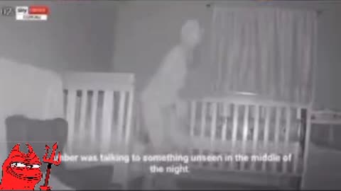 A GRANDMOTHER CAPTURES A DEMON STANDING OVER HER GRANDCHILD’S BED