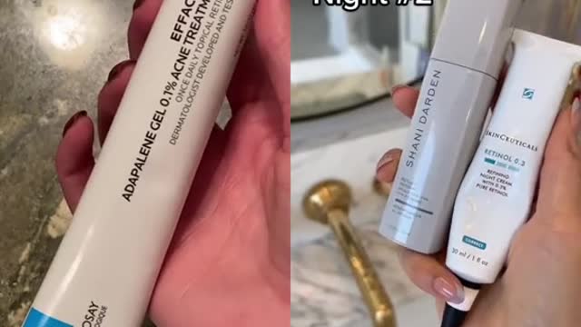 We love the idea of using ceramide barrier serum as a buffer on retinol night