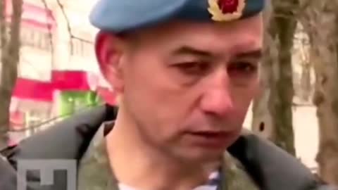 Russian soldier explains what the Ukrainians were doing with the children.