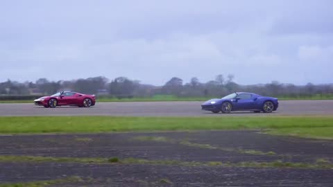 Ferrari 296 GTB v Ferrari SF90: DRAG RACE