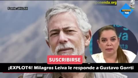 MILAGROS LEYVA LE METIÓ UN CACHETADÓN AL ANTIPERUANO GUSTAVO GORRITI