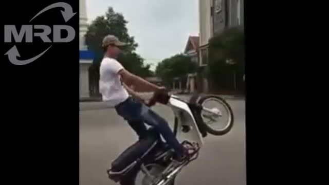 "YOUNG KINGS" How to Wheelie a Motorbike - TROUBLE