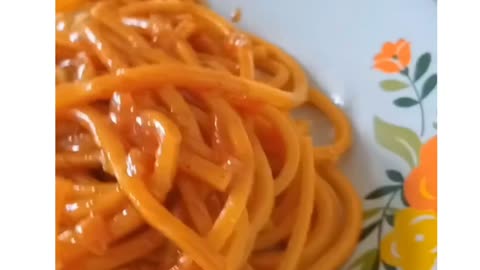 Spaghetti bumbu rendang